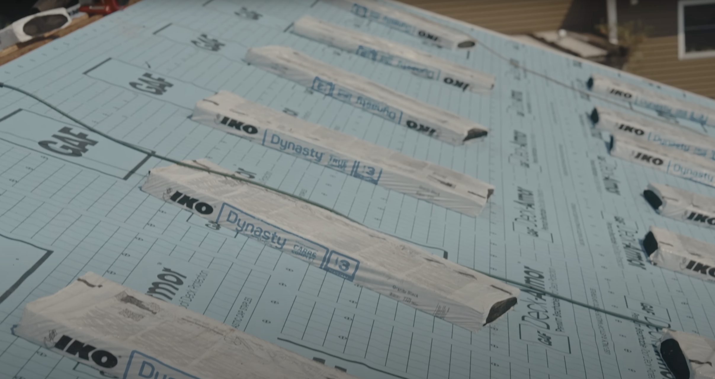 IKO Dynasty Series shingles for long-lasting durability